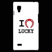 Coque LG Optimus L9 I love Lucky