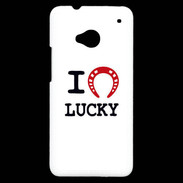 Coque HTC One I love Lucky