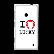 Coque Nokia Lumia 520 I love Lucky