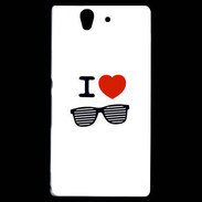 Coque Sony Xperia Z I love Lunette Fun