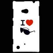 Coque Nokia Lumia 720 I love Lunette Fun 2