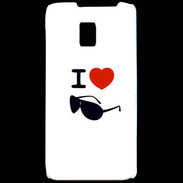 Coque LG P990 I love Lunette Fun 2