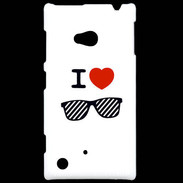 Coque Nokia Lumia 720 I love Lunette Fun 3