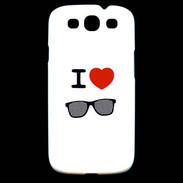 Coque Samsung Galaxy S3 I love Lunette Fun 4