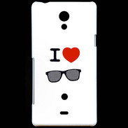 Coque Sony Xperia T I love Lunette Fun 4