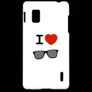 Coque LG Optimus G I love Lunette Fun 4