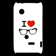 Coque Sony Xperia Typo I love Lunette 
