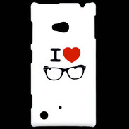 Coque Nokia Lumia 720 I love Lunette 