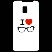 Coque LG P990 I love Lunette 