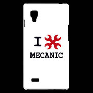 Coque LG Optimus L9 I love Mecanic