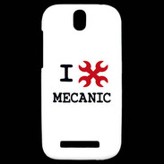 Coque HTC One SV I love Mecanic
