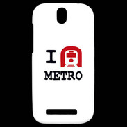 Coque HTC One SV I love Metro