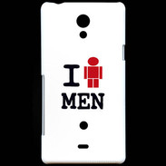 Coque Sony Xperia T I love Men