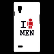 Coque LG Optimus L9 I love Men