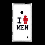 Coque Nokia Lumia 520 I love Men