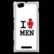 Coque Sony Xperia M I love Men