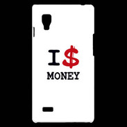 Coque LG Optimus L9 I love Money