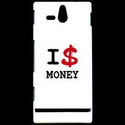 Coque Sony Xperia U I love Money