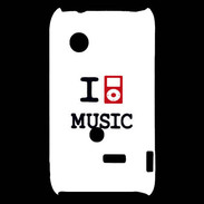 Coque Sony Xperia Typo I love Music