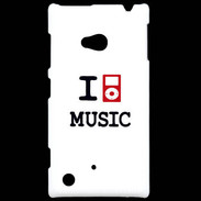 Coque Nokia Lumia 720 I love Music