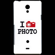 Coque Sony Xperia T I love Photo