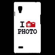 Coque LG Optimus L9 I love Photo