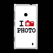 Coque Nokia Lumia 520 I love Photo