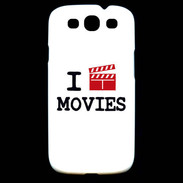 Coque Samsung Galaxy S3 I love Movies