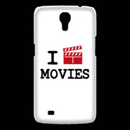 Coque Samsung Galaxy Mega I love Movies