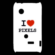 Coque Sony Xperia Typo I love Pixels