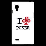 Coque LG Optimus L9 I love Poker Club