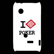 Coque Sony Xperia Typo I love Poker Diamond