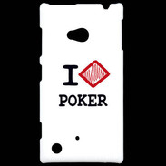 Coque Nokia Lumia 720 I love Poker Diamond