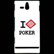 Coque Sony Xperia U I love Poker Diamond