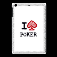 Coque iPadMini I love Poker Spade
