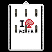Porte clés I love Poker Spade