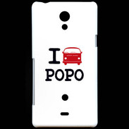 Coque Sony Xperia T I love Popo