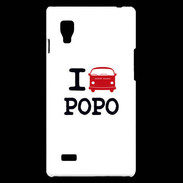 Coque LG Optimus L9 I love Popo