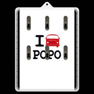 Porte clés I love Popo