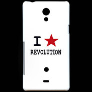Coque Sony Xperia T I love Revolution