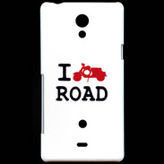 Coque Sony Xperia T I love Road