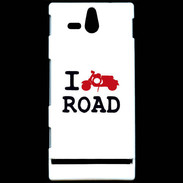 Coque Sony Xperia U I love Road