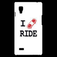 Coque LG Optimus L9 I love Ride