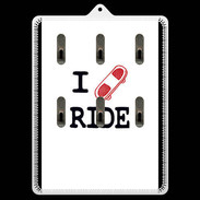 Porte clés I love Ride