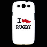 Coque Samsung Galaxy S3 I love Rugby