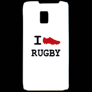 Coque LG P990 I love Rugby