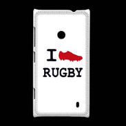 Coque Nokia Lumia 520 I love Rugby