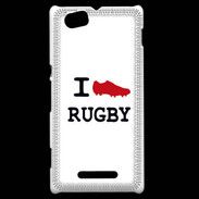 Coque Sony Xperia M I love Rugby