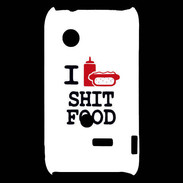 Coque Sony Xperia Typo I love Shit Food