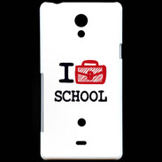 Coque Sony Xperia T I love School